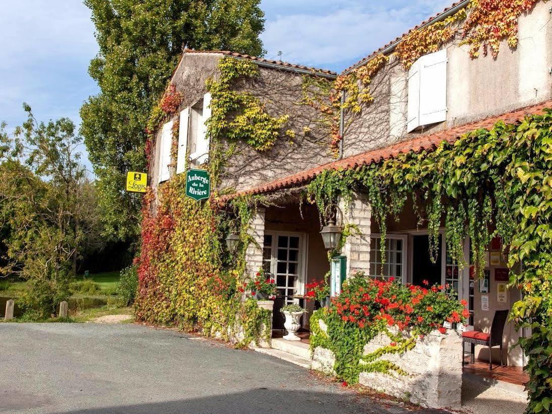 Logis Auberge De La Riviere Les Velluire-sur-Vendee Exteriör bild